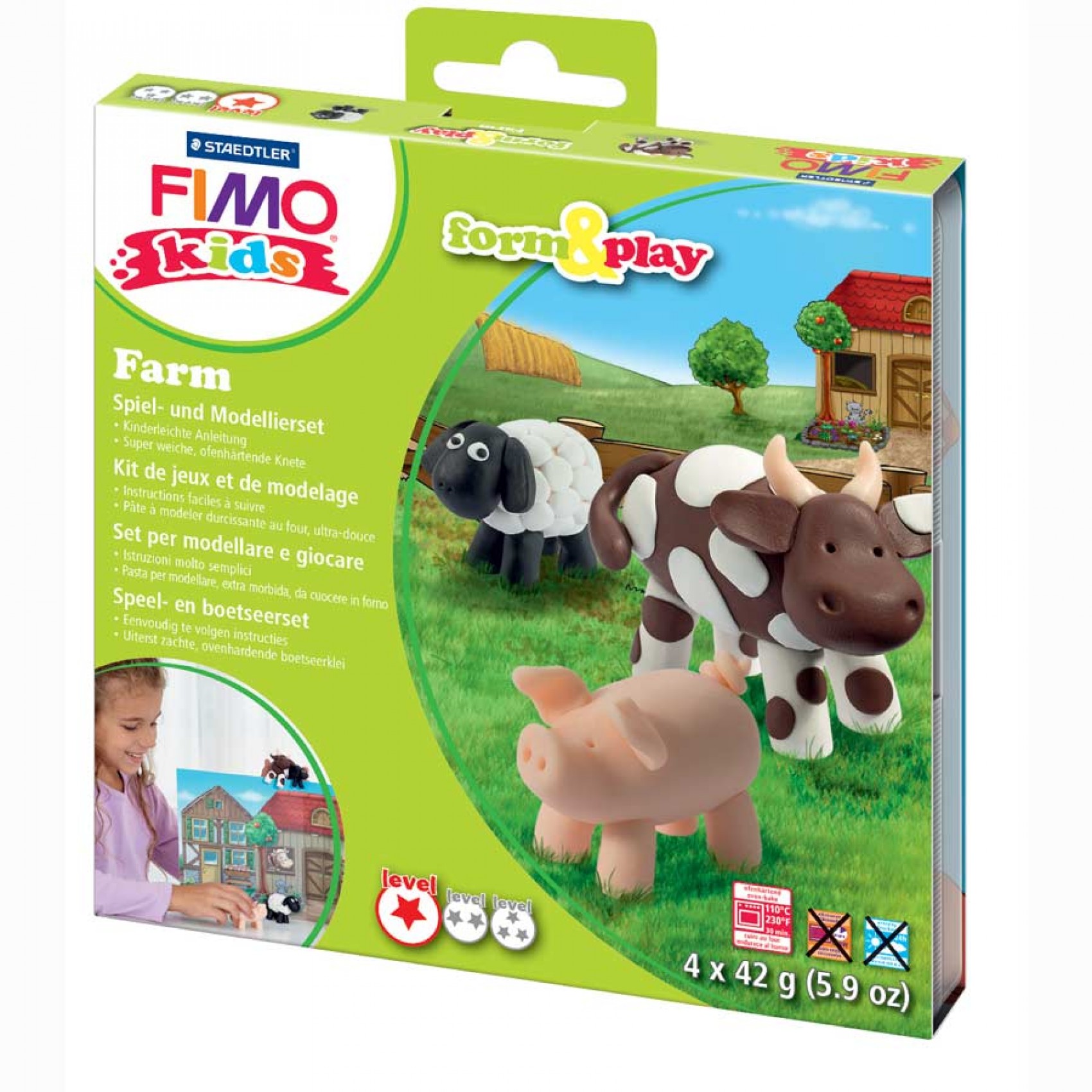 Kit de base : Figurines animaux de la ferme - Jeux et jouets