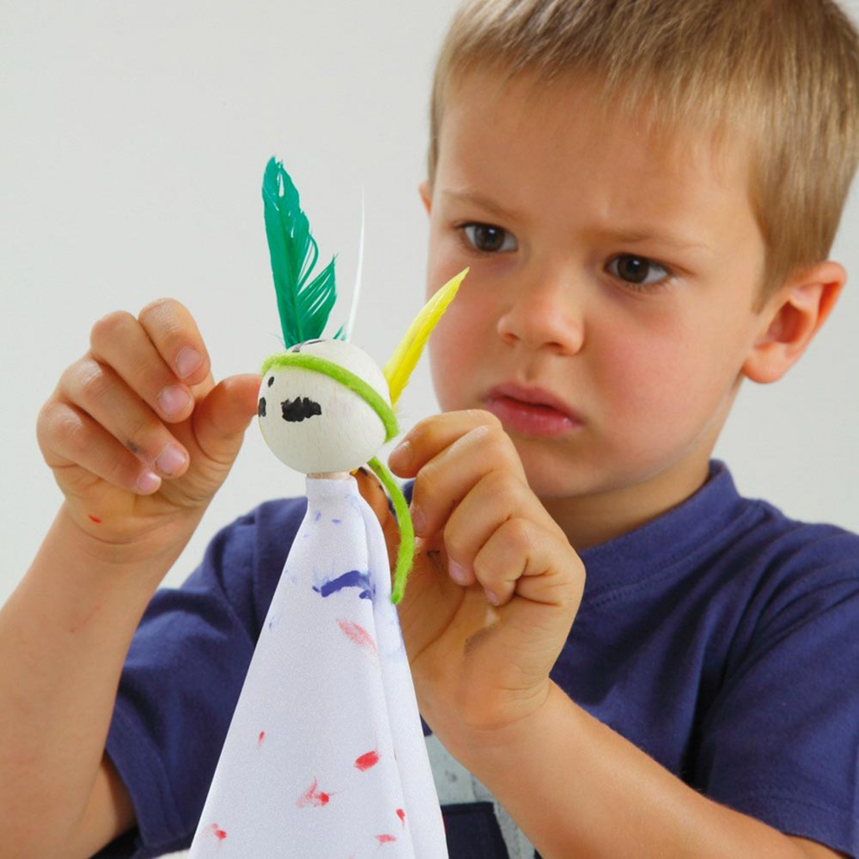Kit de loisirs créatifs enfants création de marionnettes