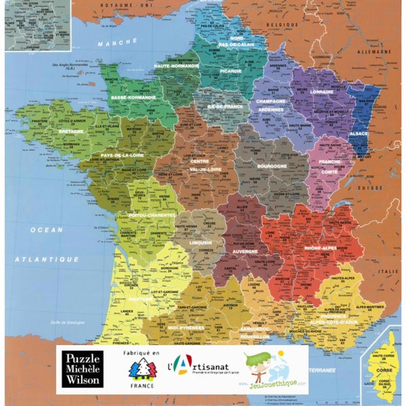 Prénom puzzle -  France