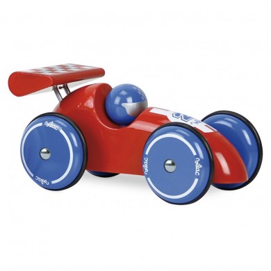 VILAC Auto-Tamponneuse, voiture rétro-friction pour enfants, rouge