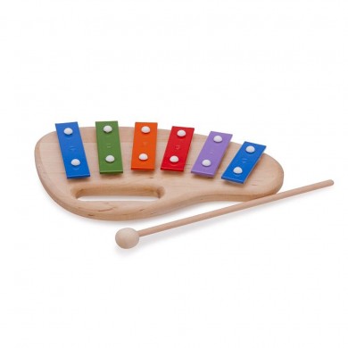 Xylophone en bois 12 tons pour enfants New Classic Toys 10236 - Jouet  musical